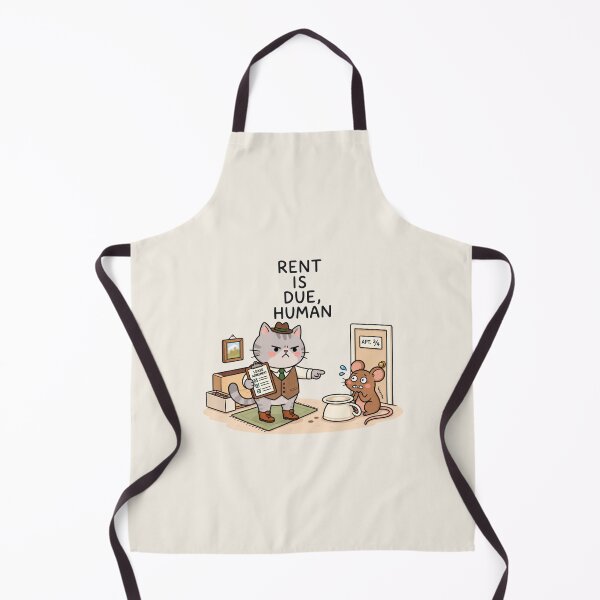 Item preview, Rent Is Due Human | Funny Cat Landlord Humor designed and sold by MrDev.