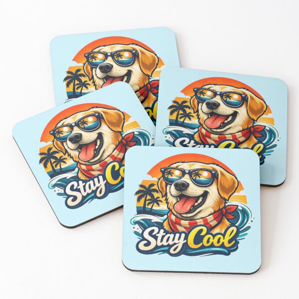Item preview, Cool Dog at Sunset designed and sold by Dew Drop Designs.