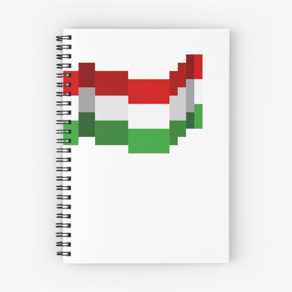 Item preview, Pixel Hungary Flag designed and sold by HarveyHandcraftsandDesigns.