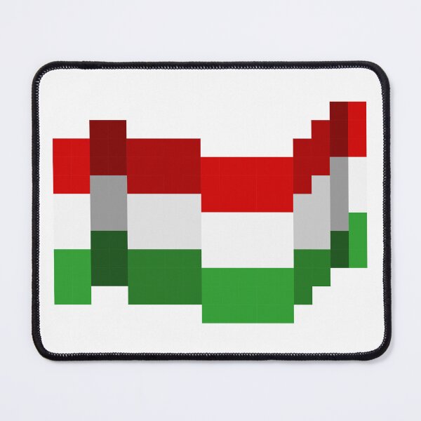 Item preview, Pixel Hungary Flag designed and sold by HarveyHandcraftsandDesigns.
