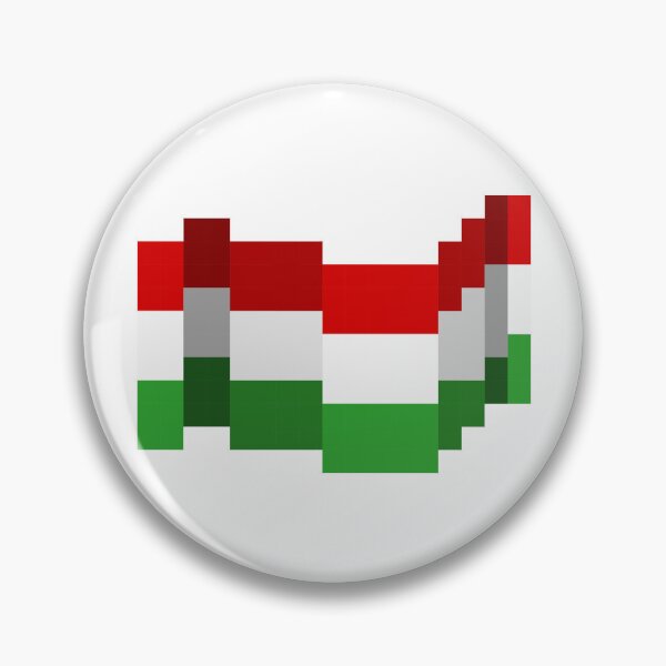 Item preview, Pixel Hungary Flag designed and sold by HarveyHandcraftsandDesigns.