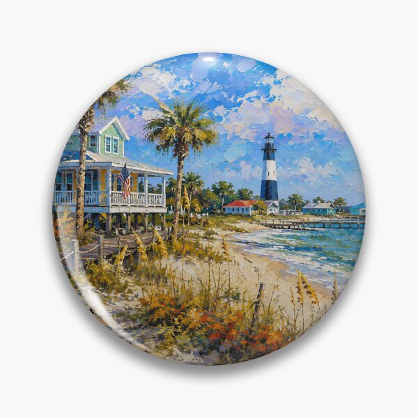 Item preview, Dauphin Island, Alabama Painting – Beautiful place in the United States of America. designed and sold by GalleryKauffeld.