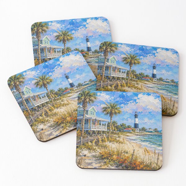 Item preview, Dauphin Island, Alabama Painting – Beautiful place in the United States of America. designed and sold by GalleryKauffeld.