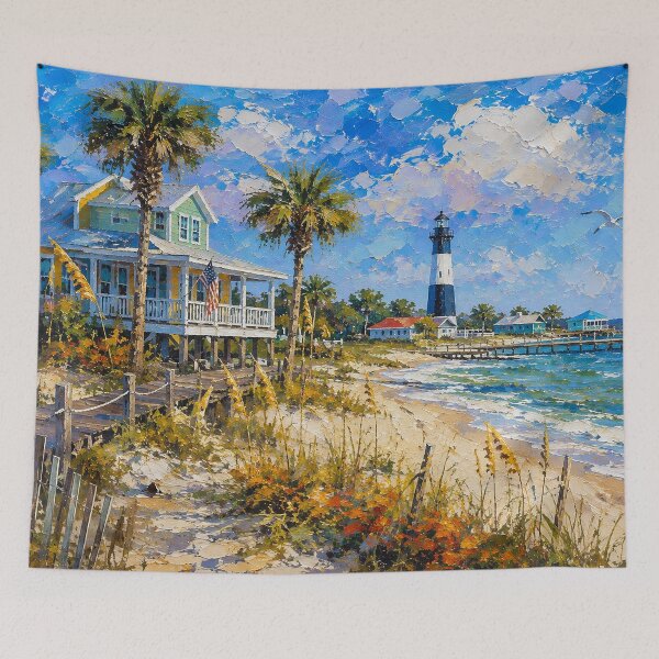 Item preview, Dauphin Island, Alabama Painting – Beautiful place in the United States of America. designed and sold by GalleryKauffeld.