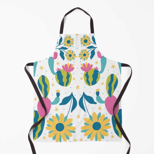 Item preview, Colorful Cactus Folk Art Botanical Pattern designed and sold by Sania Wazir Studio.