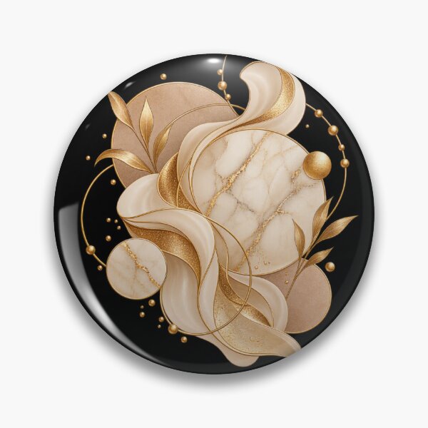 Item preview, Boho Celestial Abstract Marble Disk and Waves Art designed and sold by BohoMysticArt.