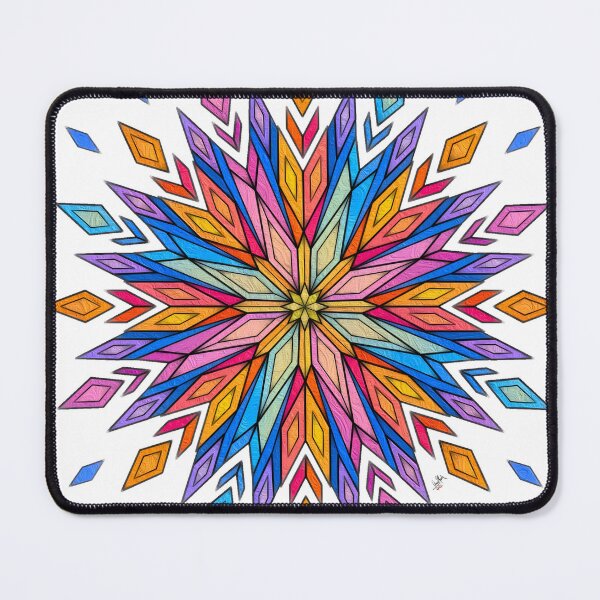 Item preview, Geometric Kaleidoscope of Radiant Colors designed and sold by Anas Arts.