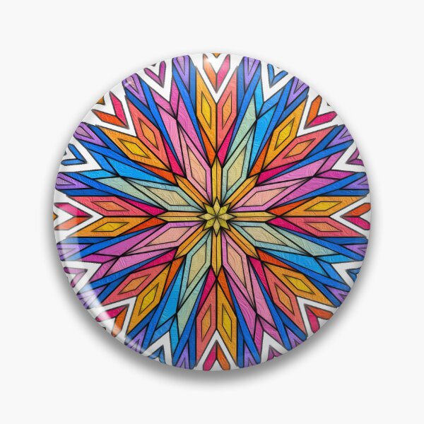 Item preview, Geometric Kaleidoscope of Radiant Colors designed and sold by Anas Arts.