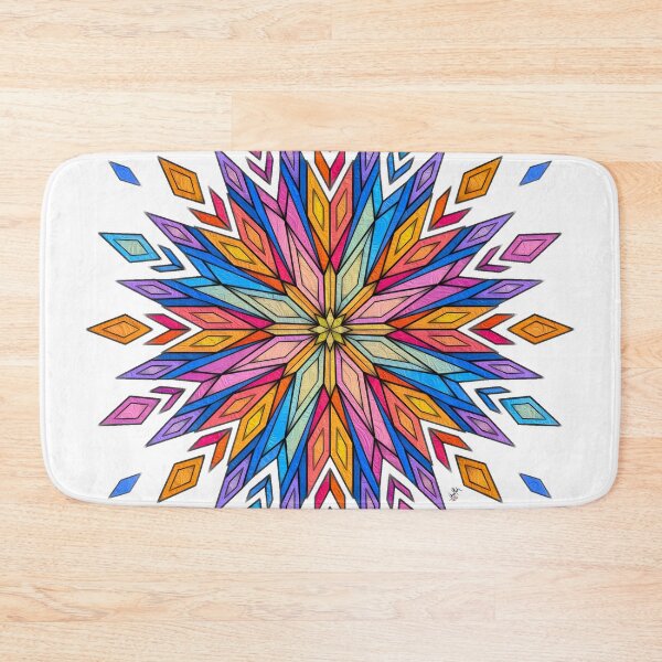 Item preview, Geometric Kaleidoscope of Radiant Colors designed and sold by Anas Arts.
