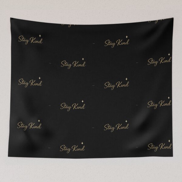 Item preview, Stay Kind Golden Typography Boho Celestial Art designed and sold by BohoMysticArt.