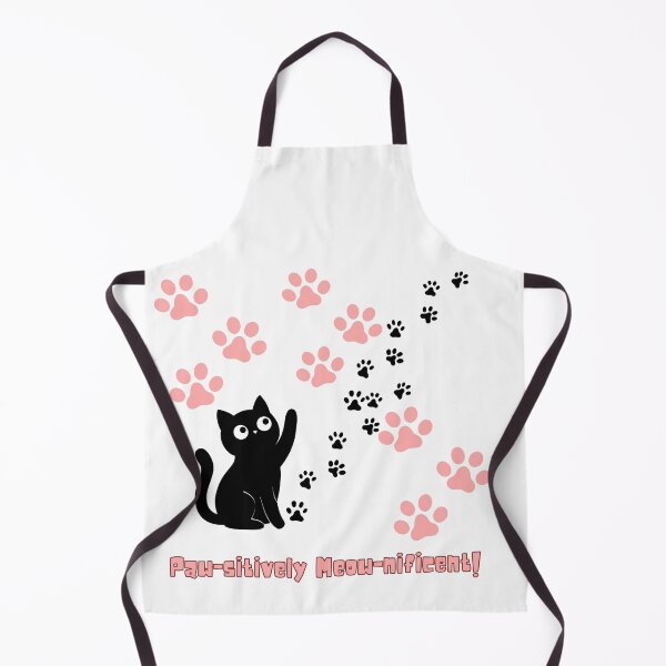 Item preview, Pawsitively Meownificent Cute Black Cat Pun Design designed and sold by Tobietales.