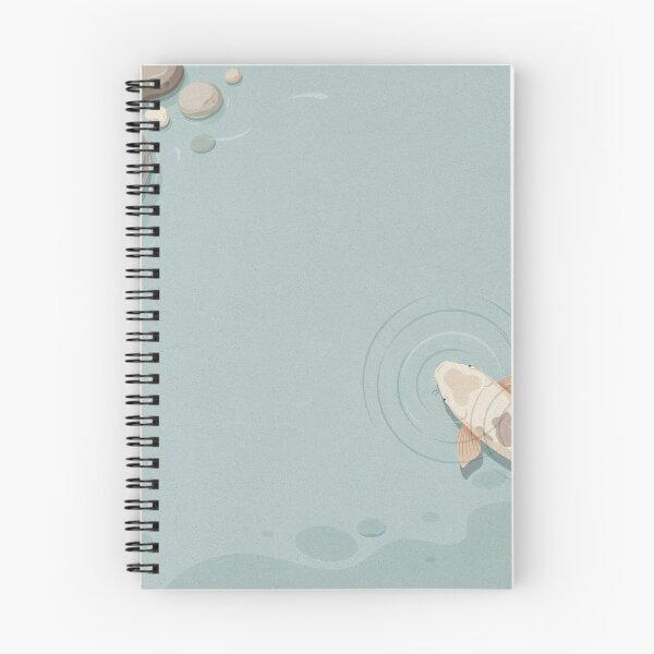 Item preview, Japandi Style Koi Fish Pond Minimalist Autumn Illustration Vector designed and sold by Shutter-Dragon.
