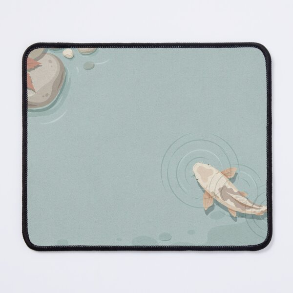 Item preview, Japandi Style Koi Fish Pond Minimalist Autumn Illustration Vector designed and sold by Shutter-Dragon.