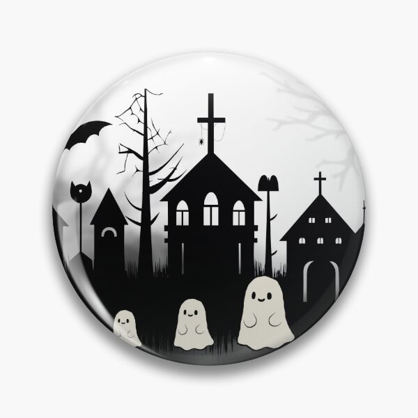 Item preview, spooky horror halloween night mansion ghosts designed and sold by brokenxice.