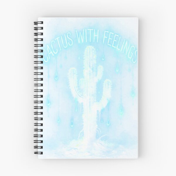 Item preview, Cactus With Feelings Funny Neon Desert Shirt designed and sold by Worn and Witty.