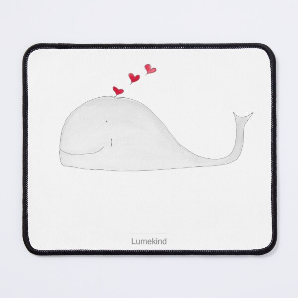 Item preview, Whale with Hearts Watercolor designed and sold by lumekind.