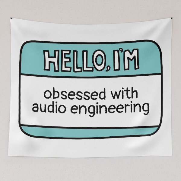 Item preview, Obsessed with Audio Engineering designed and sold by MaryAller.