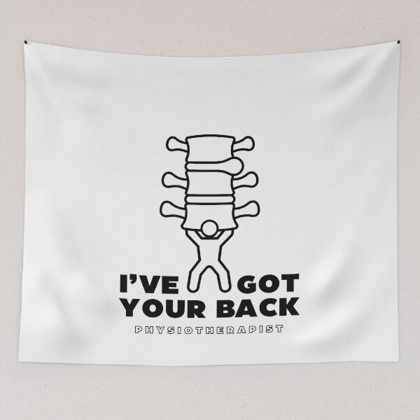 Item preview, I've Got Your Back - Back Pain (Backache) Funny Gifts For Physiotherapist And Chiropractors designed and sold by iX-Physio.