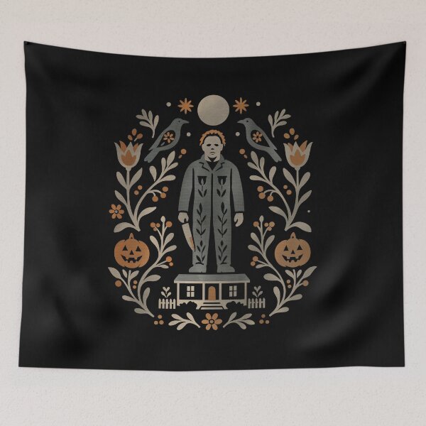 Item preview, Halloween Horror Folk Art designed and sold by ChunkByChunk.