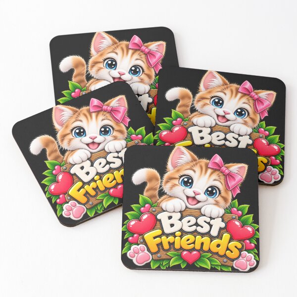 Item preview, Best Friends Kitten 3 – Cute Kawaii Cat & Kitty Friendship designed and sold by aventi24.