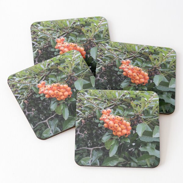 Item preview, Bright Orange Berries On Green Leaves designed and sold by PhuongVoArt.