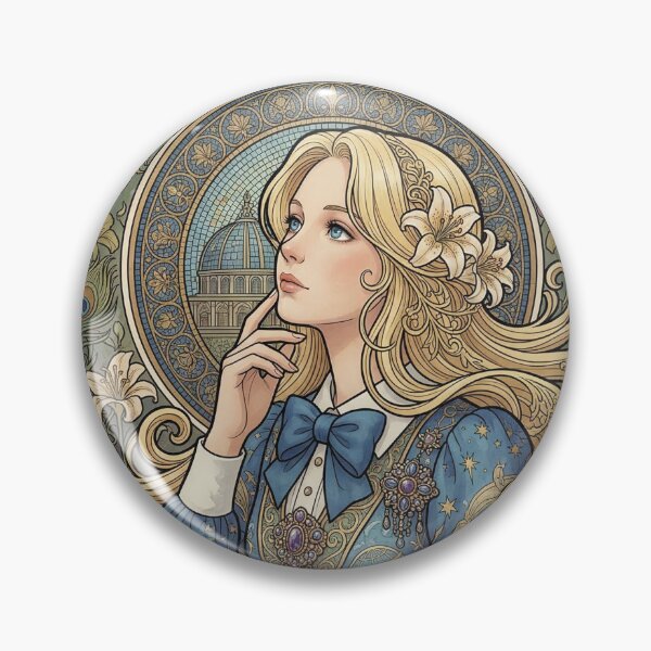 Item preview, Millerna in the style of Alphonse Mucha designed and sold by Solace Sparkles.