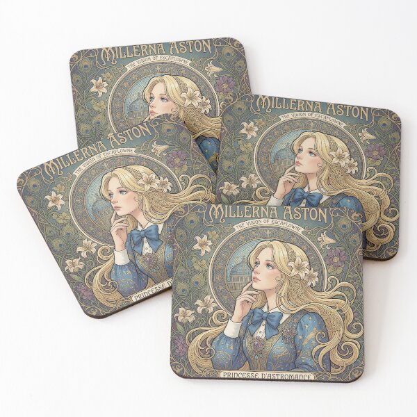 Item preview, Millerna in the style of Alphonse Mucha designed and sold by Solace Sparkles.