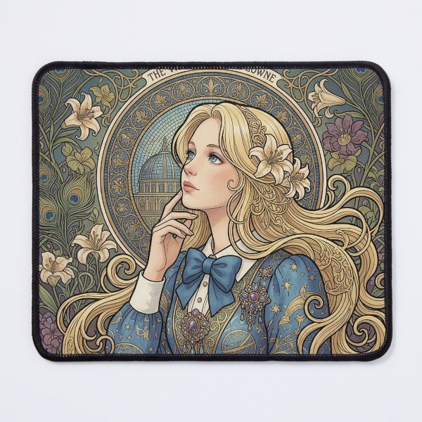 Item preview, Millerna in the style of Alphonse Mucha designed and sold by Solace Sparkles.