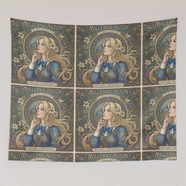 Item preview, Millerna in the style of Alphonse Mucha designed and sold by Solace Sparkles.