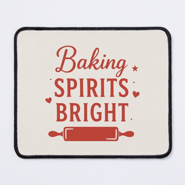 Item preview, Baking Spirits Bright – Funny Christmas Baker Art designed and sold by Tklezardesigns.
