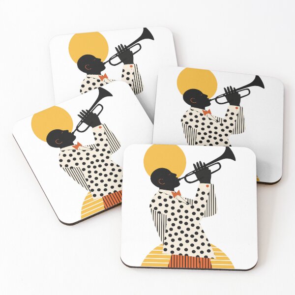 Item preview, Minimalist Trumpet Player Wall Art | Bold Jazz Music Print | Mid-Century Modern Musician Poster | Contemporary Brass Instrument Decor designed and sold by Studio pod Burom.