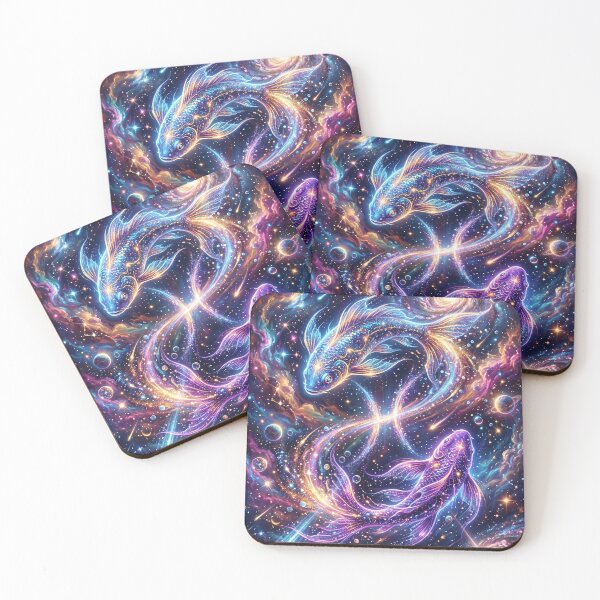 Item preview, Pisces Zodiac Sign - Celestial Galaxy Art designed and sold by Lucid Dream Pixel.