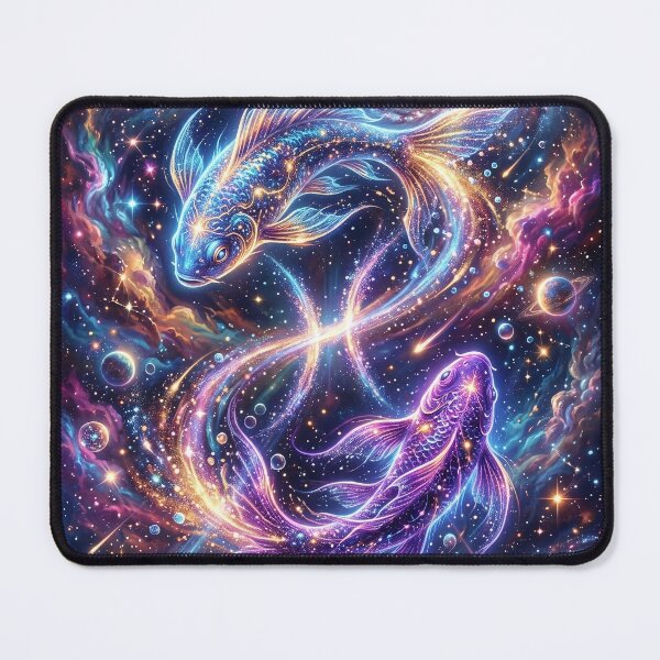 Item preview, Pisces Zodiac Sign - Celestial Galaxy Art designed and sold by Lucid Dream Pixel.