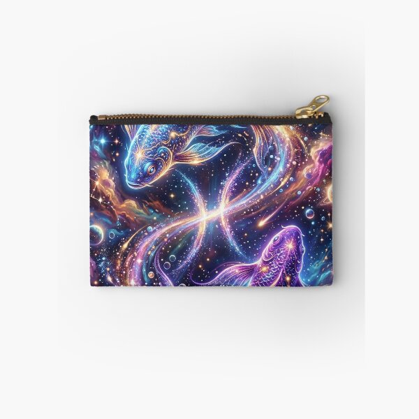 Item preview, Pisces Zodiac Sign - Celestial Galaxy Art designed and sold by Lucid Dream Pixel.