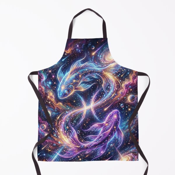 Item preview, Pisces Zodiac Sign - Celestial Galaxy Art designed and sold by Lucid Dream Pixel.
