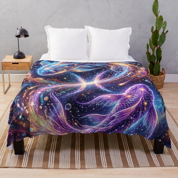 Item preview, Pisces Zodiac Sign - Celestial Galaxy Art designed and sold by Lucid Dream Pixel.