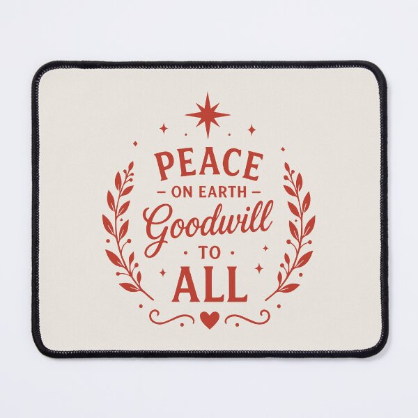 Item preview, Peace On Earth Goodwill To All – Vintage Christmas Art designed and sold by Tklezardesigns.