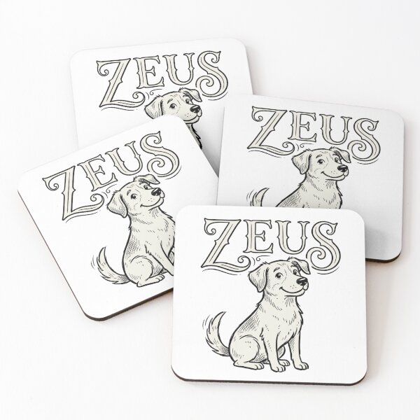 Item preview, Zeus Dog Sketch for Proud Zeus Pet Parents and Loyal Pup Lovers designed and sold by raedattia.