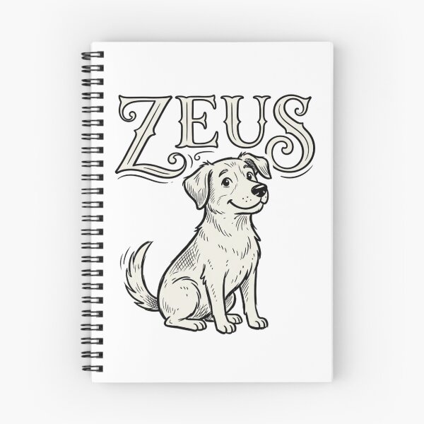 Item preview, Zeus Dog Sketch for Proud Zeus Pet Parents and Loyal Pup Lovers designed and sold by raedattia.