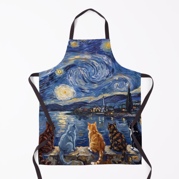 Item preview, Cats Beneath the Starry Night designed and sold by graficsfx.