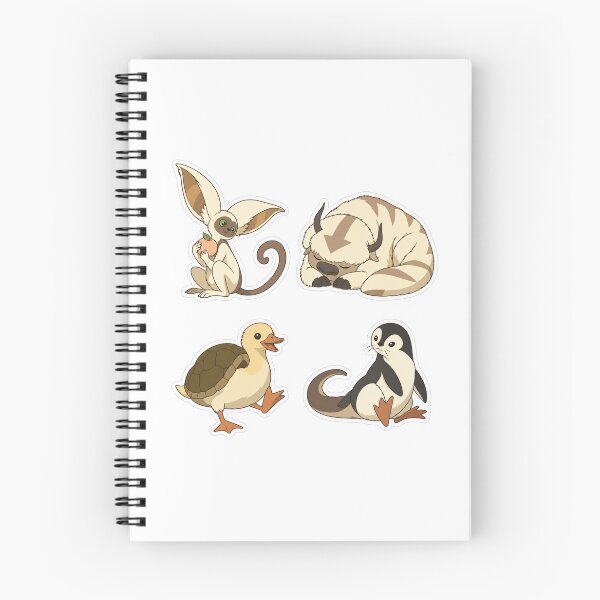 Item preview, Avatar Animal Stickers Appa Momo Turtle Duck designed and sold by Witcrafters.