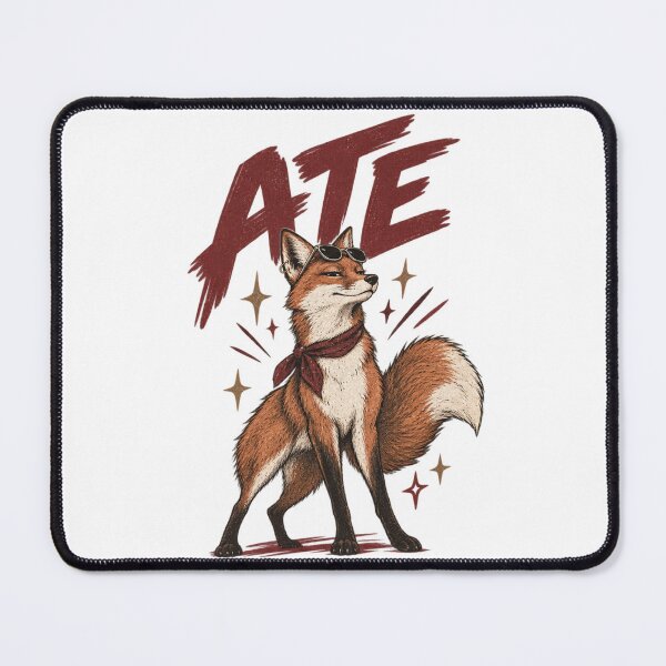Item preview, ATE Fox – Cool Internet Culture Slang Doodle designed and sold by SimonasPeace.