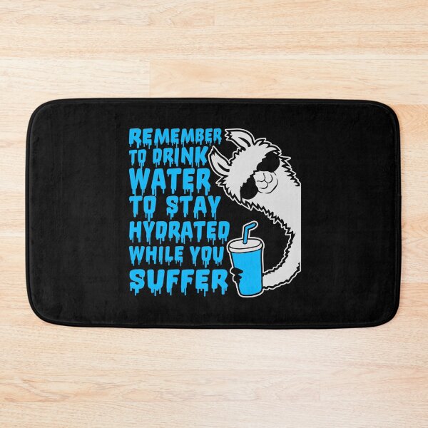 Item preview, Recuerda beber agua para mantenerte hidratado mientras sufres Llama designed and sold by shirt-o-mat.