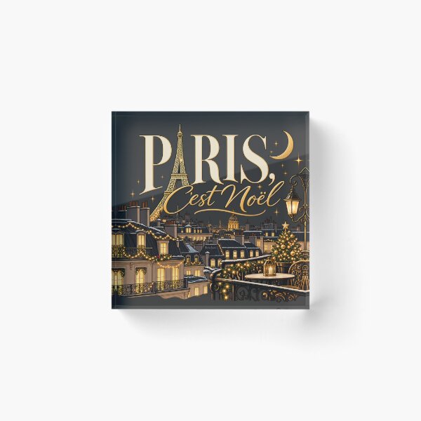 Item preview, Paris, C’est Noël – Elegant French Christmas Night designed and sold by warlistop.