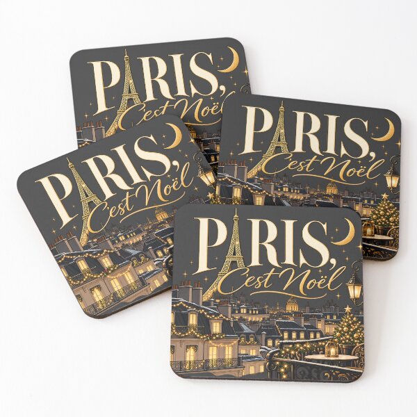 Item preview, Paris, C’est Noël – Elegant French Christmas Night designed and sold by warlistop.