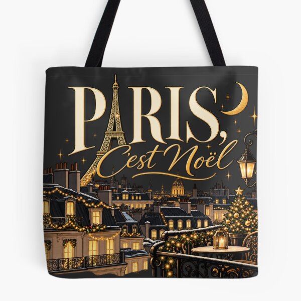 Item preview, Paris, C’est Noël – Elegant French Christmas Night designed and sold by warlistop.
