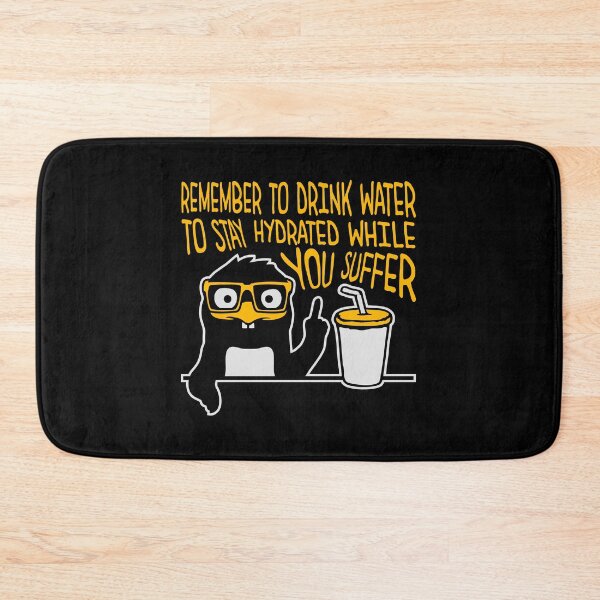 Item preview, Recuerda beber agua para mantenerte hidratado mientras sufres Pingüino designed and sold by shirt-o-mat.