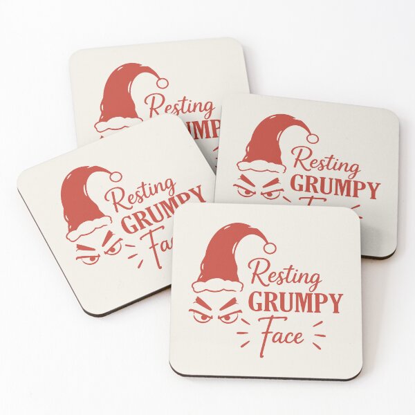 Item preview, Resting Holiday Face – Funny Christmas Humor Art designed and sold by Tklezardesigns.
