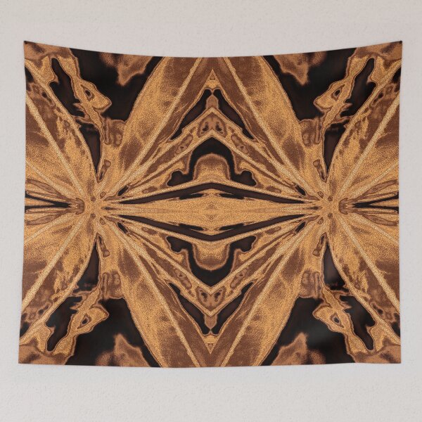 Item preview, Copper Lupine Kaleidoscope – Luxurious Botanical Pattern designed and sold by SulkaCreative.