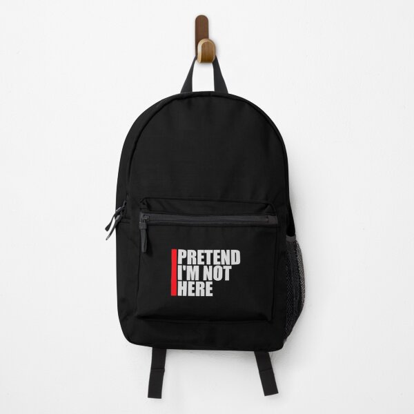 Item preview, Pretend i'm not here Funny Antisocial Quote Logo designed and sold by shirt-o-mat.